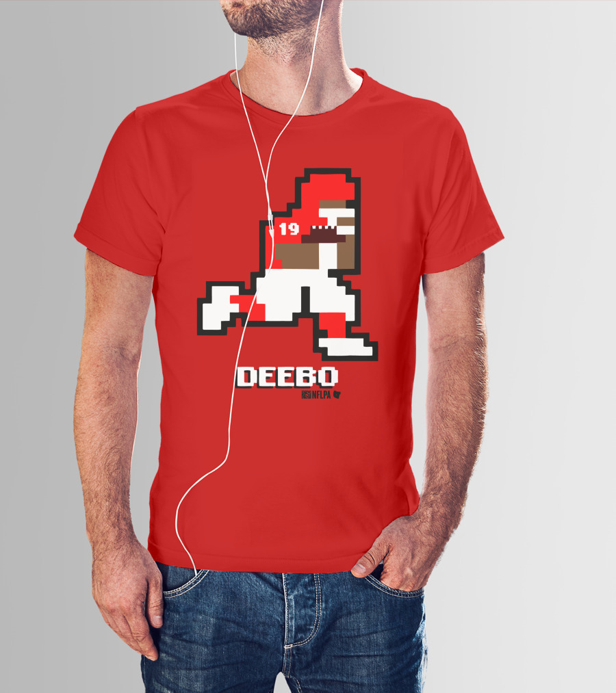 Deebo Samuel 8-Bit Retro NFLPA Number 19 Football T-Shirt