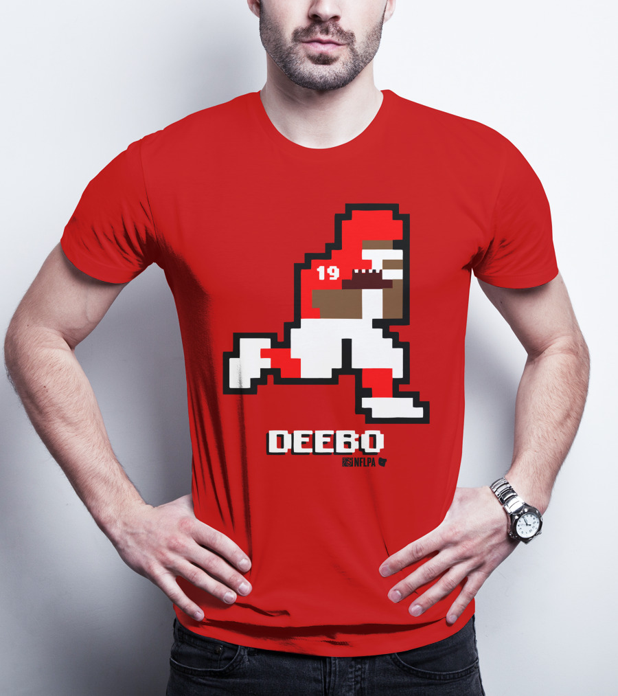 Deebo Samuel 8-Bit Retro NFLPA Number 19 Football T-Shirt