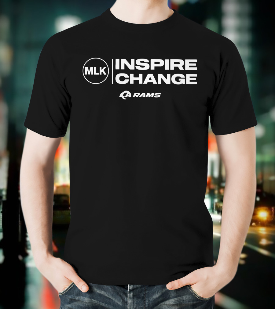 MLK Inspire Change Rams T-Shirt