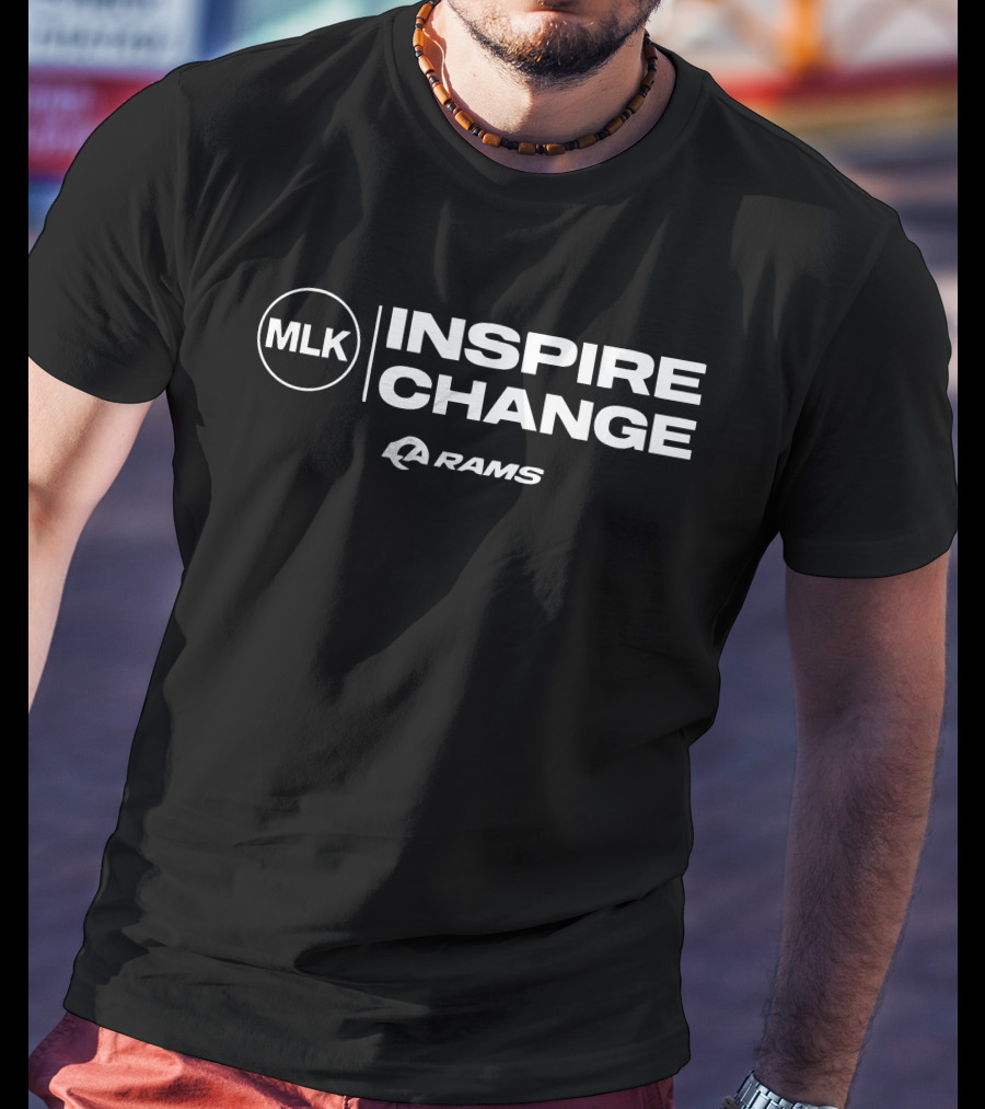 MLK Inspire Change Rams T-Shirt