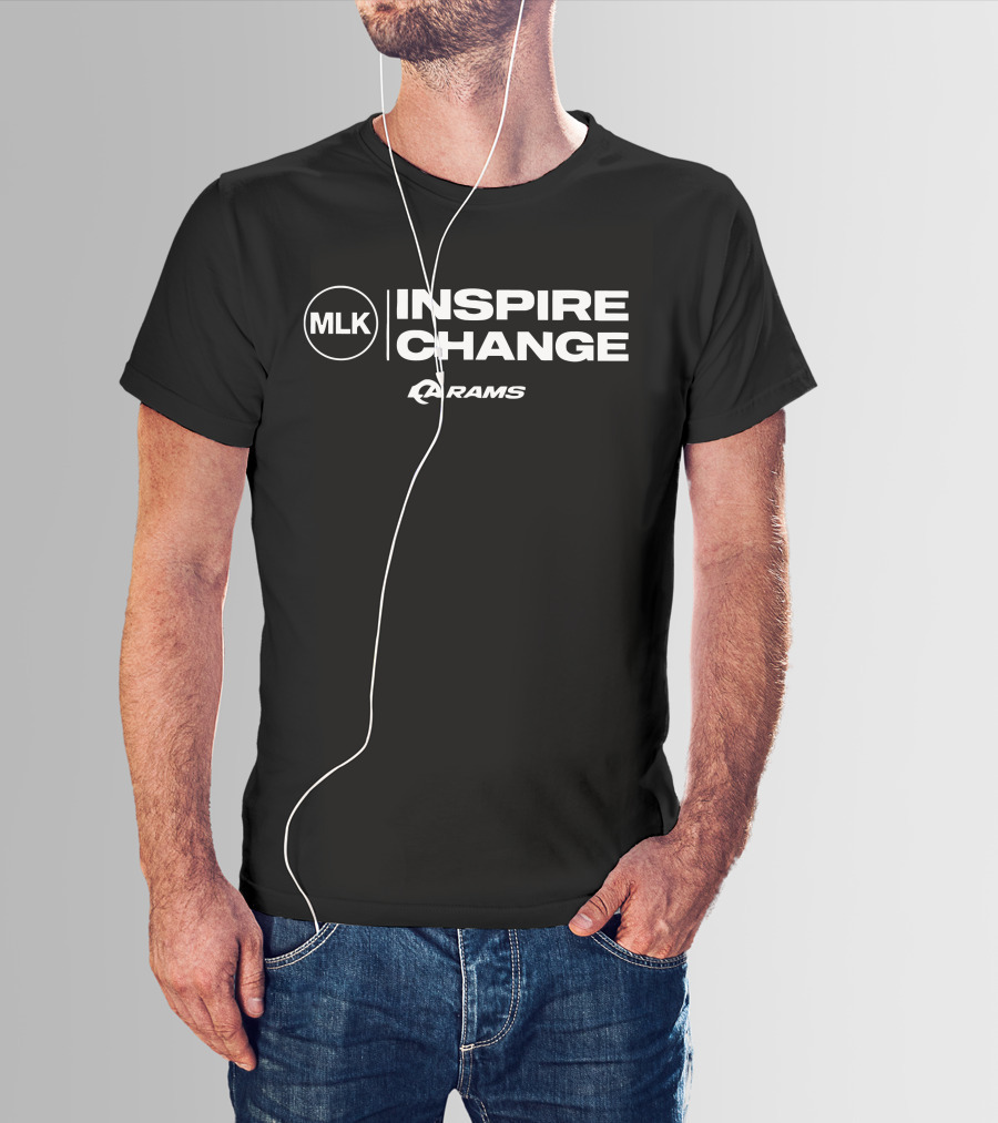 MLK Inspire Change Rams T-Shirt