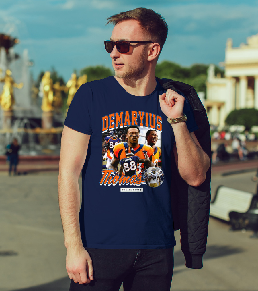 Von Miller Demaryius Thomas Dreamathon Denver Broncos Tribute 88 T-Shirt