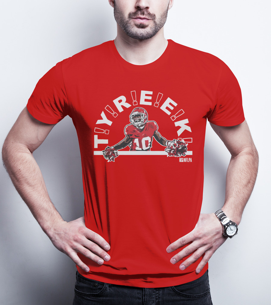 TYREEK NFLPA Football Pom-Poms T-Shirt