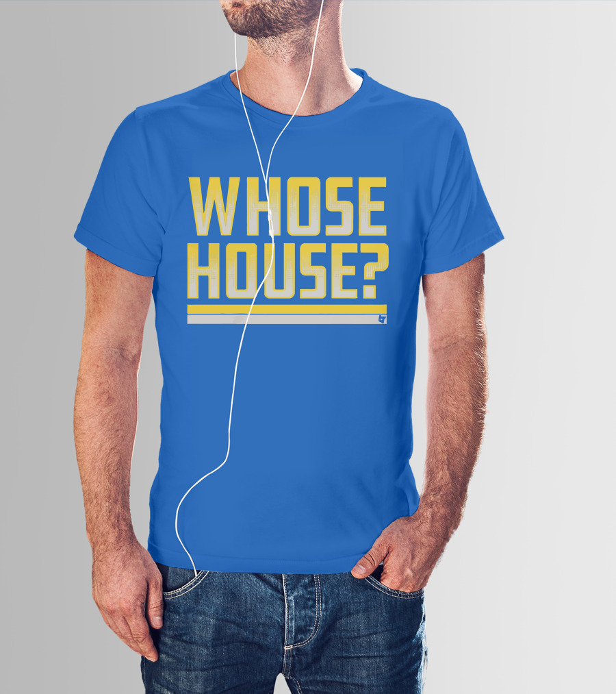 Los Angeles Rams Whose House Blue T-Shirt