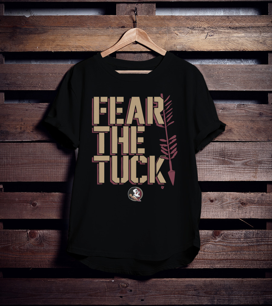 Florida State Fear The Tuck Arrow And Seminoles Head T-Shirt