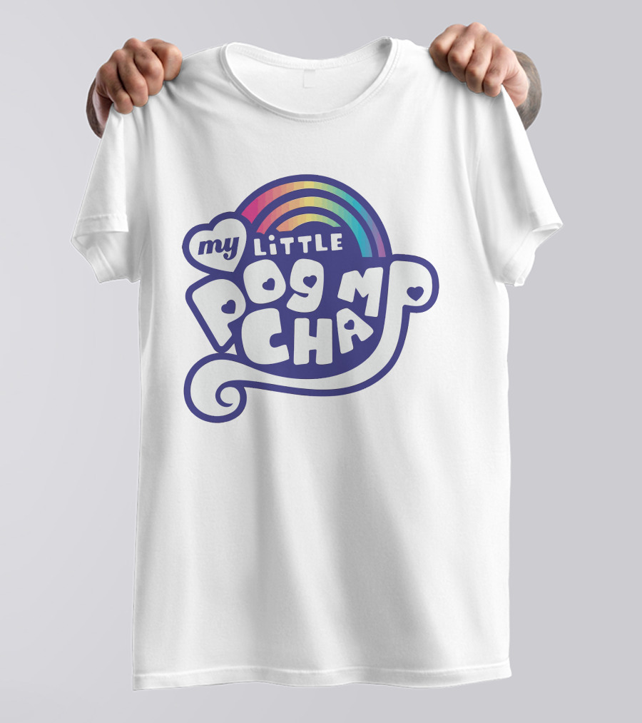 Rainbow My Little Pogchamp Hearts T-Shirt