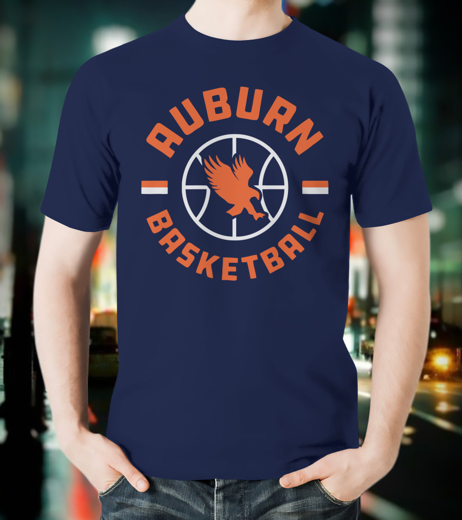 Auburn Basketball Eagle Hoop T-Shirt