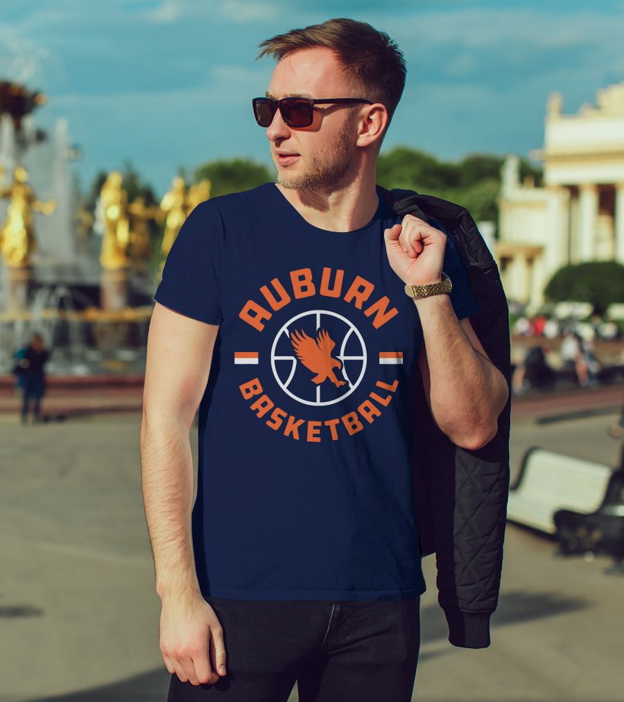 Auburn Basketball Eagle Hoop T-Shirt