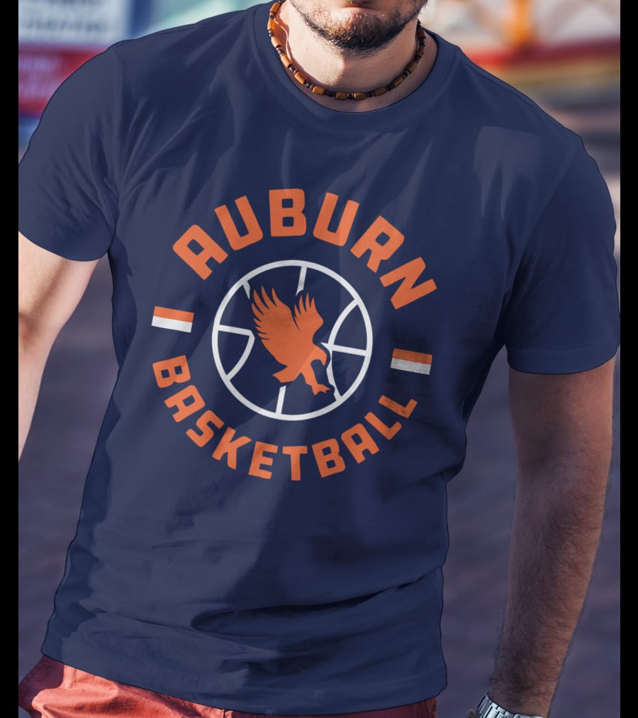 Auburn Basketball Eagle Hoop T-Shirt