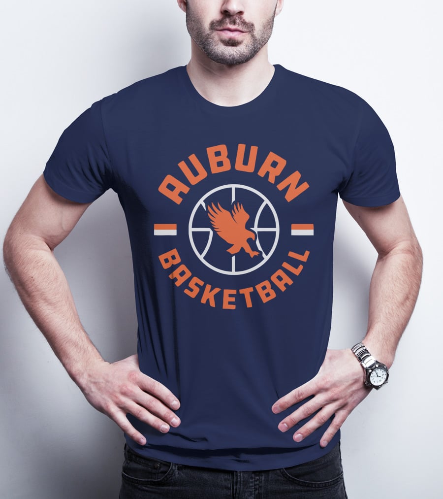 Auburn Basketball Eagle Hoop T-Shirt