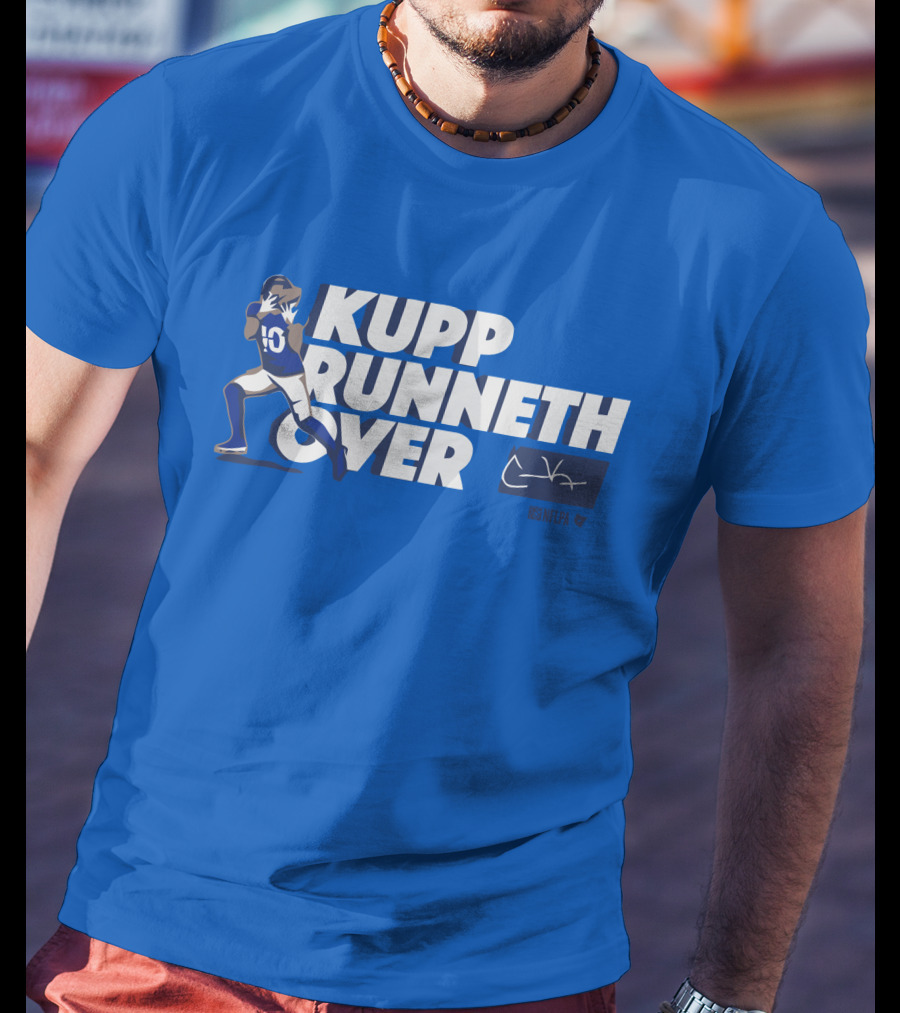 Kupp Runneth Over Cooper Kupp NFLPA 10 Football Player T-Shirt