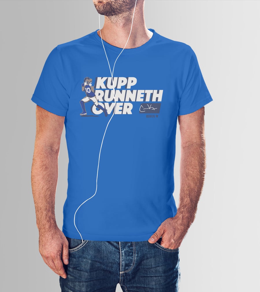 Kupp Runneth Over Cooper Kupp NFLPA 10 Football Player T-Shirt