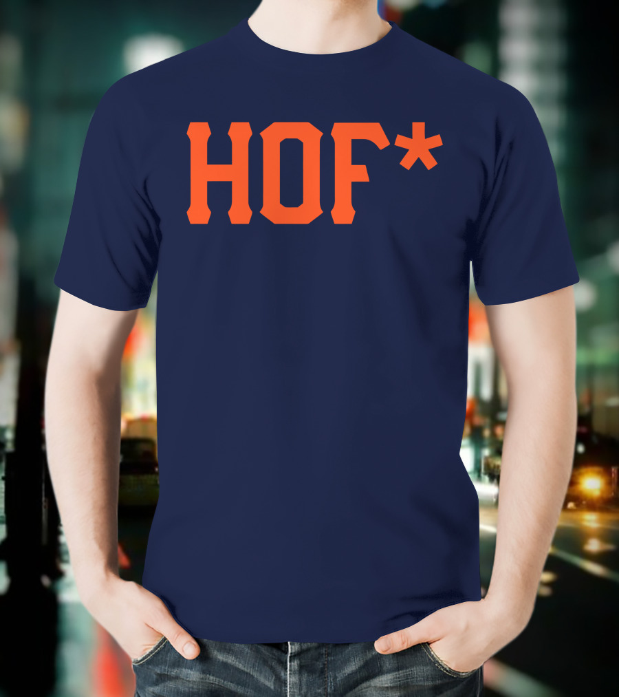 HOF* Navy Orange T-Shirt