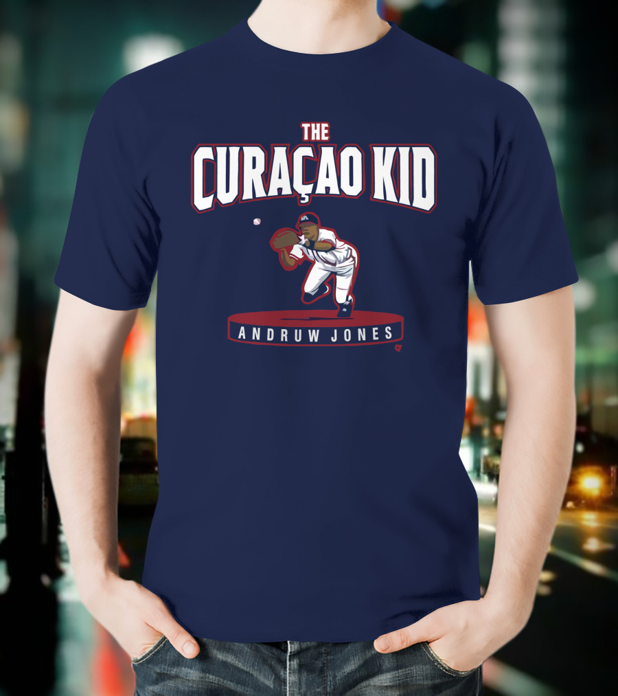 The Curaçao Kid Andruw Jones Baseball Player T-Shirt