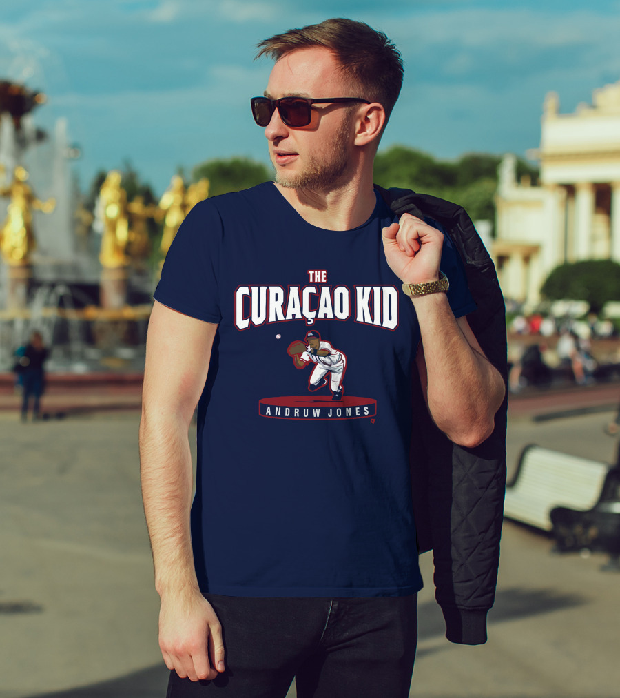 The Curaçao Kid Andruw Jones Baseball Player T-Shirt