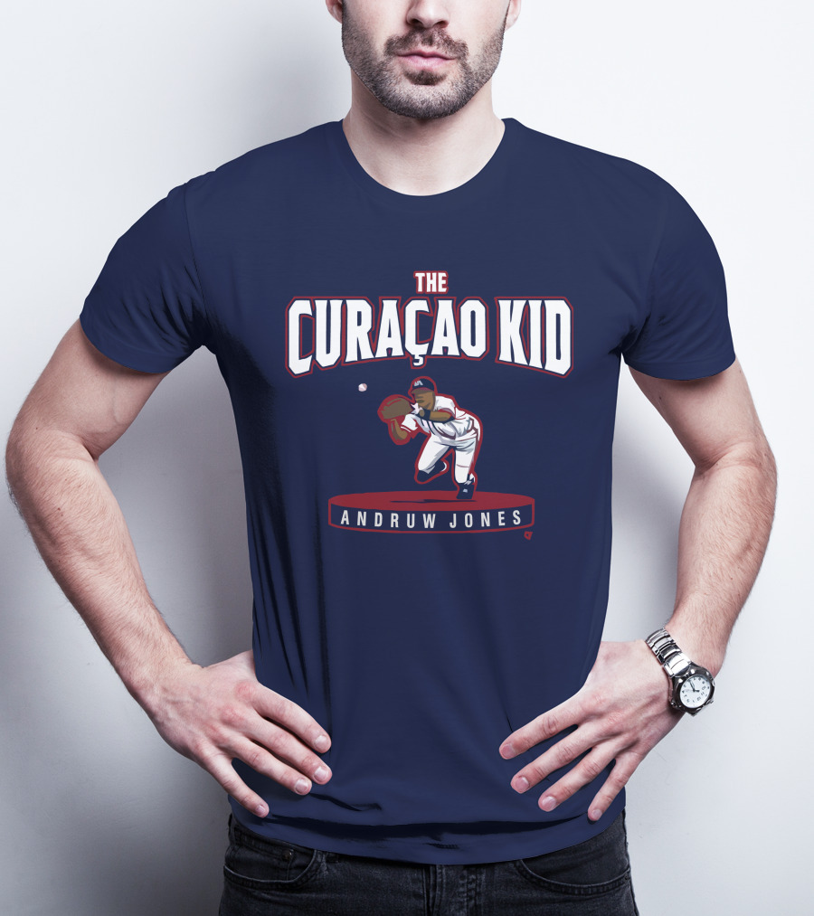 The Curaçao Kid Andruw Jones Baseball Player T-Shirt