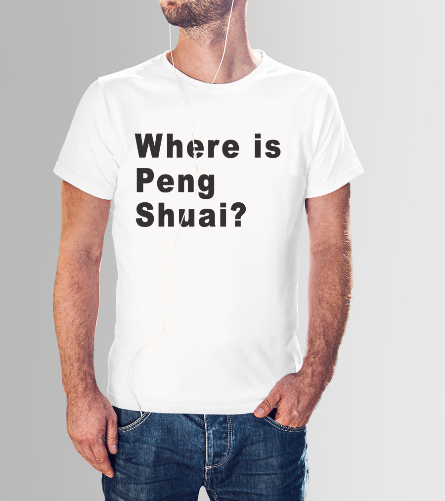 Where Is Peng Shuai Question T-Shirt