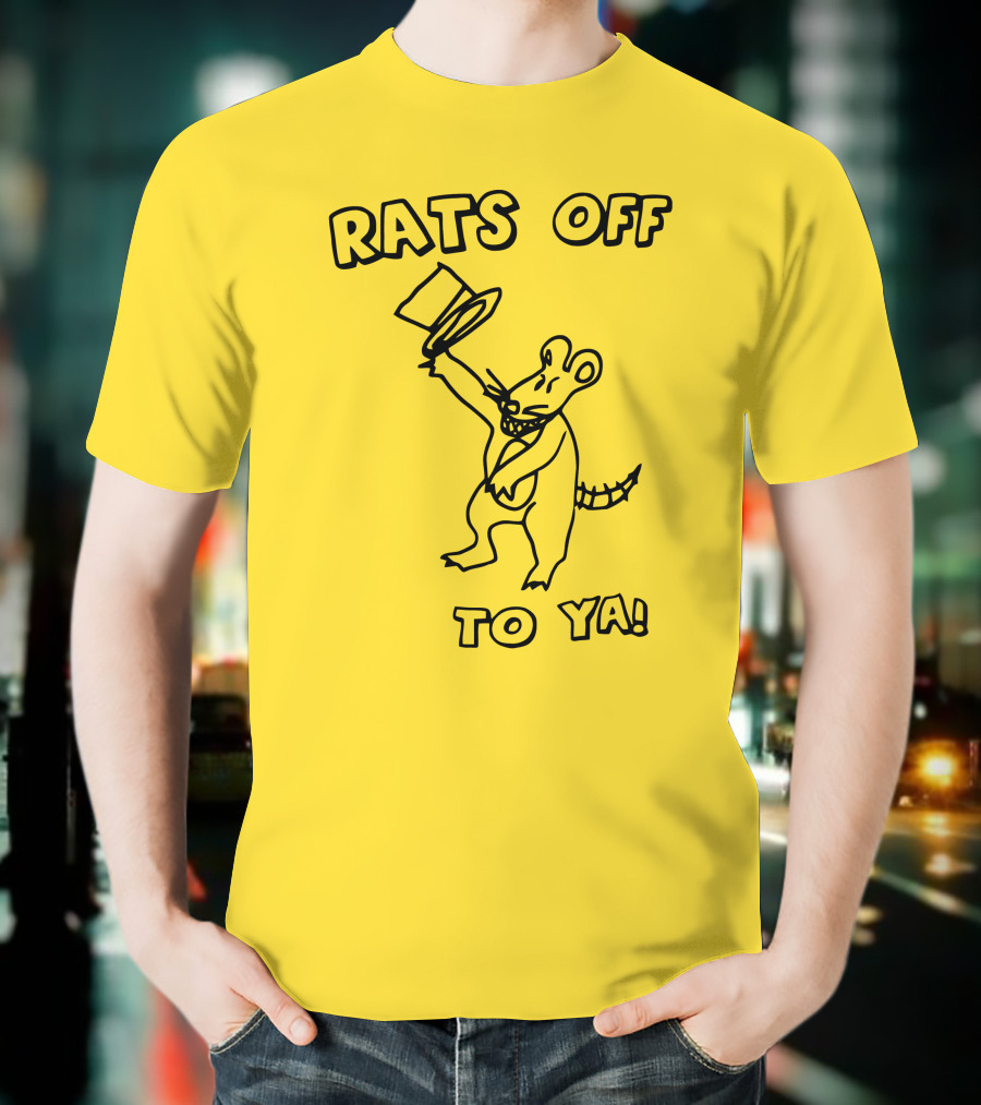 Rats Off To Ya Dancing Rat Top Hat T-Shirt