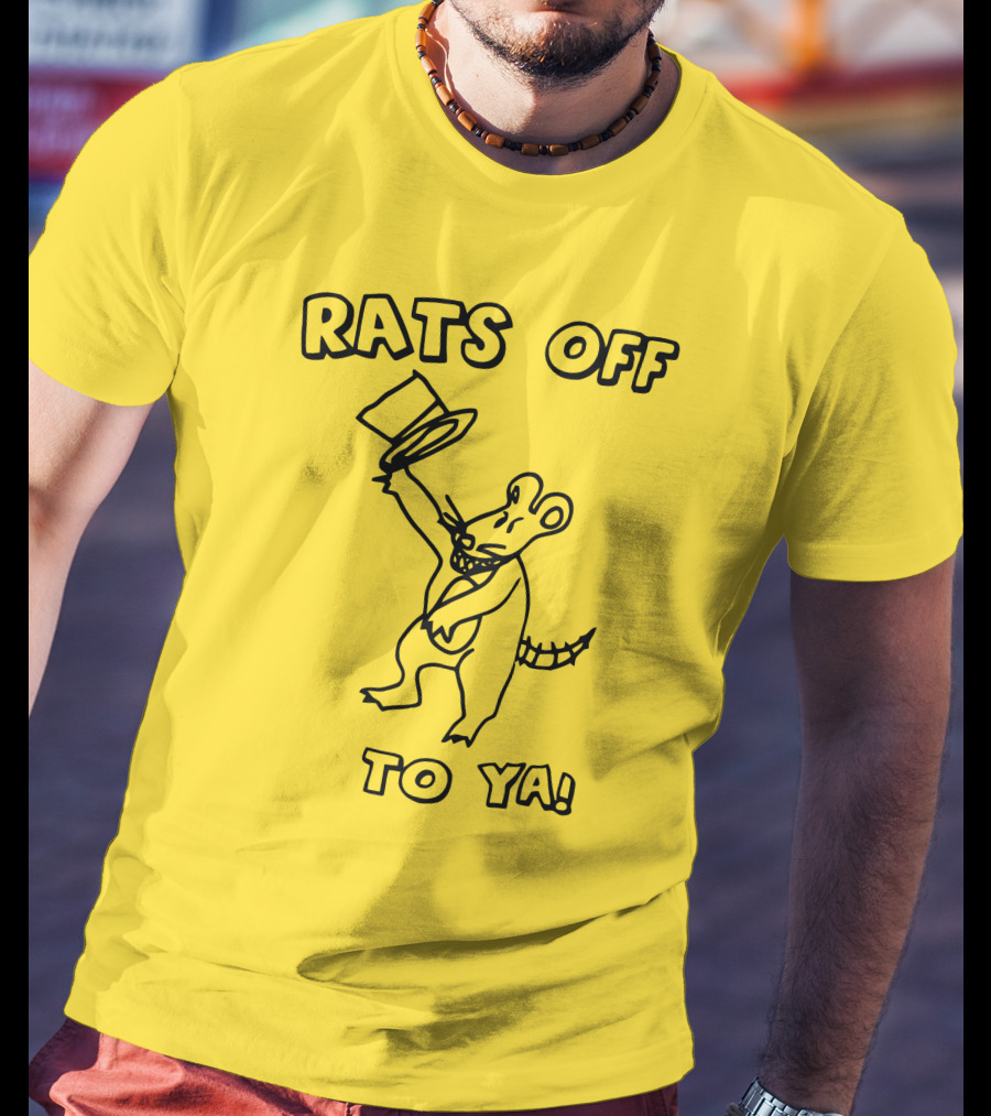 Rats Off To Ya Dancing Rat Top Hat T-Shirt
