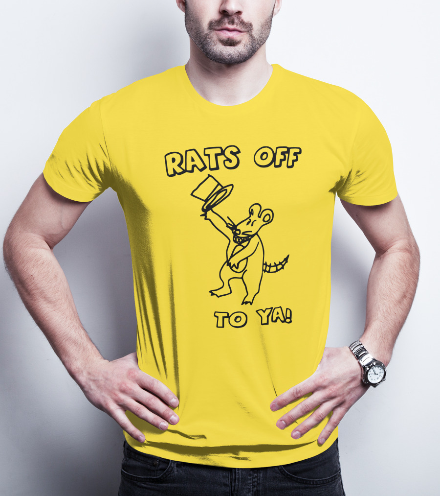 Rats Off To Ya Dancing Rat Top Hat T-Shirt