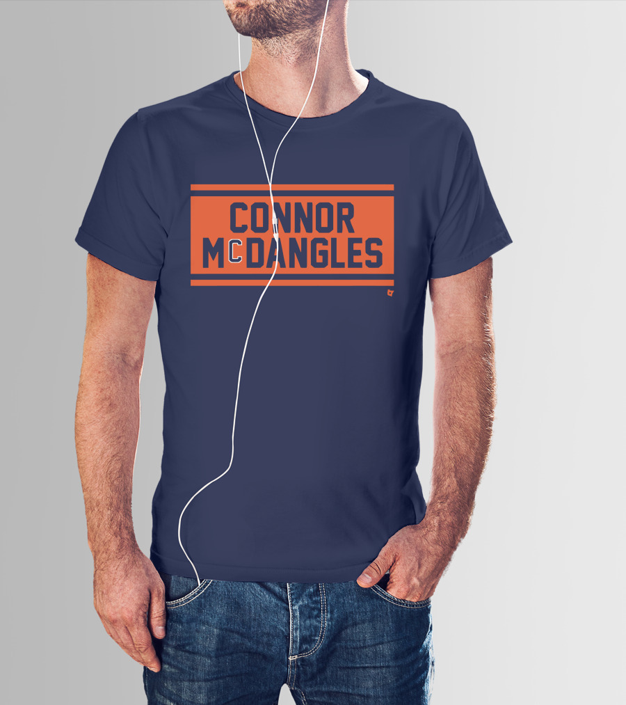 Connor McDavid McDangles Text Block T-Shirt