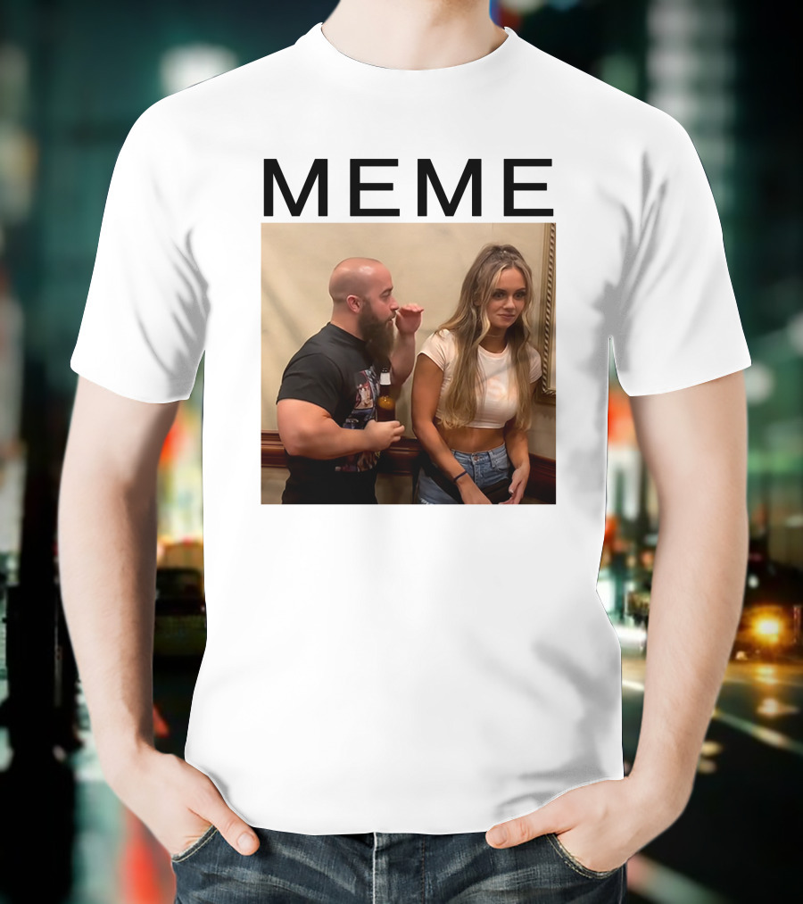 MEME John Silver Bottle Bearded Conversation T-Shirt