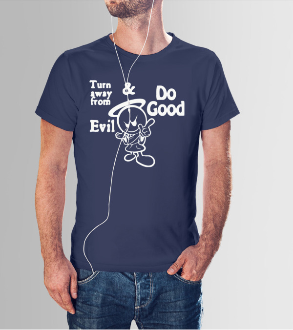 Turn Away From Evil And Do Good Halo Character T-Shirt