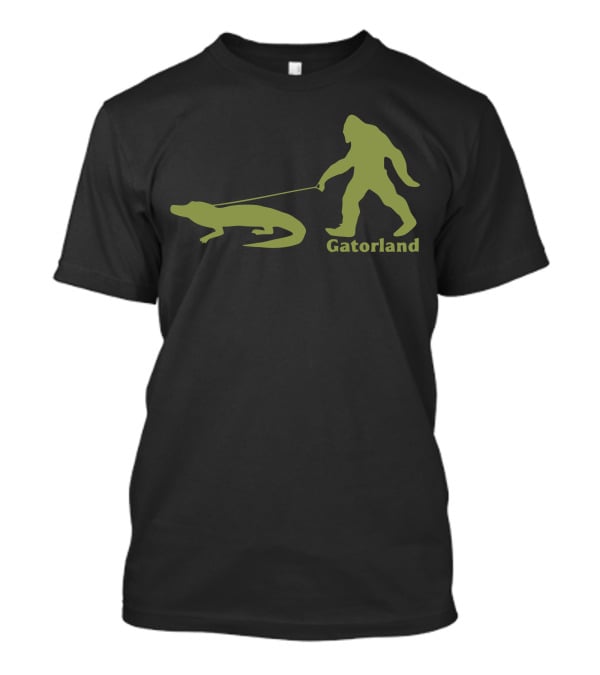 Cvpayne Bigfoot Walking Alligator Gatorland T-Shirt