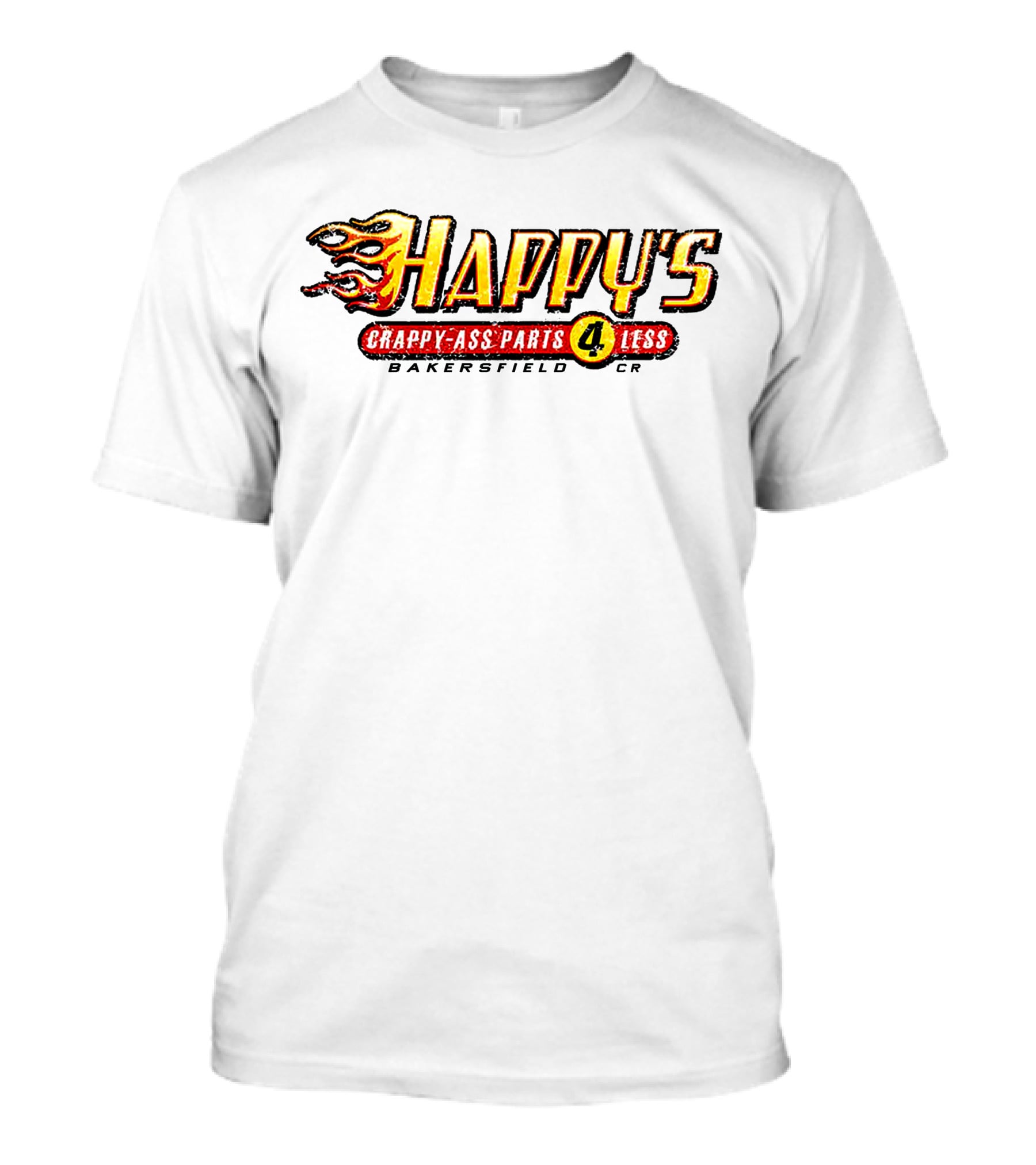 Happy's Crappy-Ass Parts 4 Less Bakersfield Racing Kevin Harvick T-Shirt