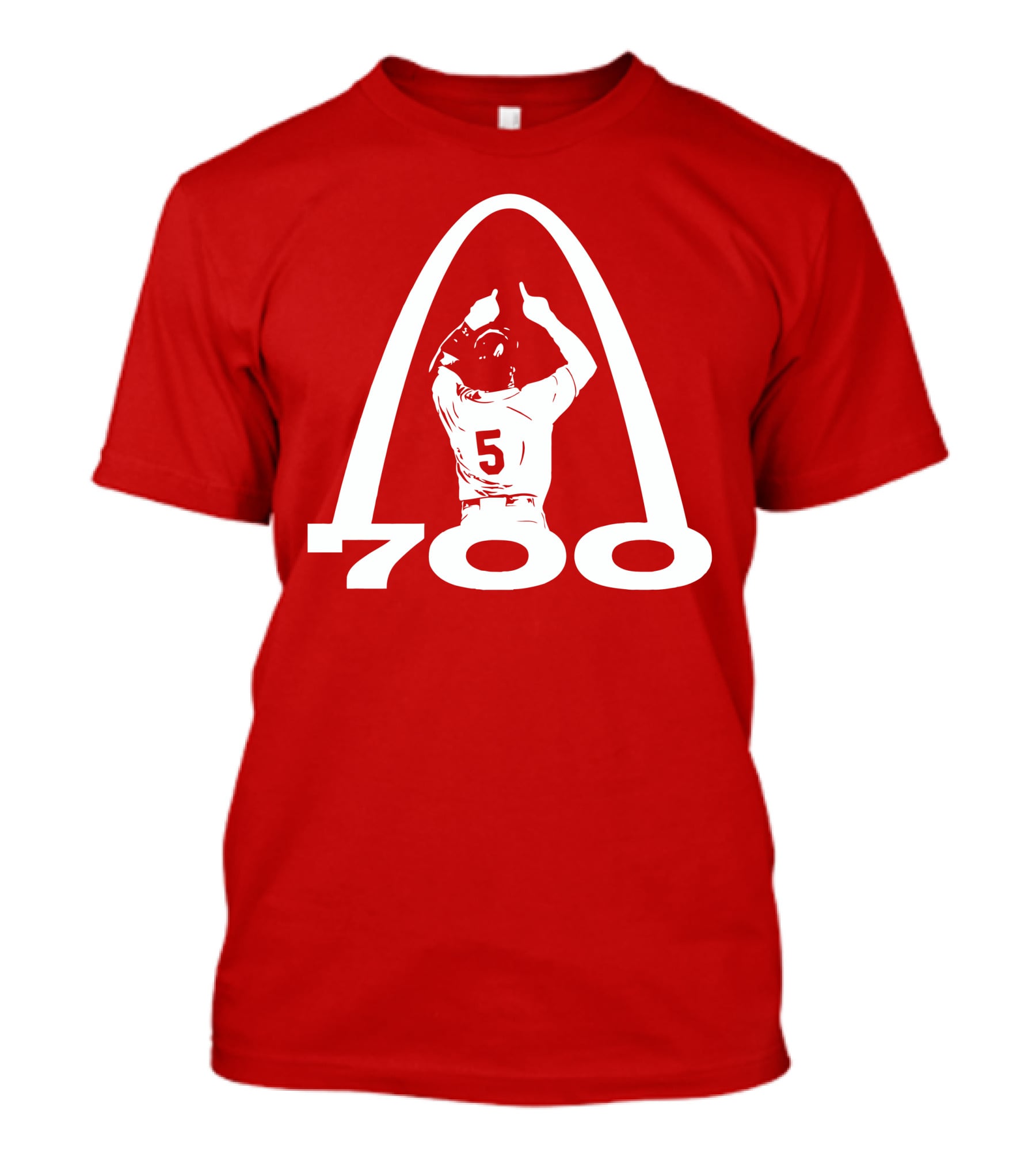 700 Baseball Arch Number 5 T-Shirt