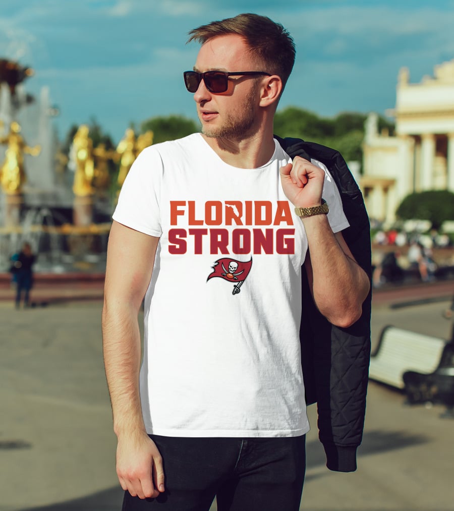 Florida Strong Buccaneers Logo Elements T-Shirt