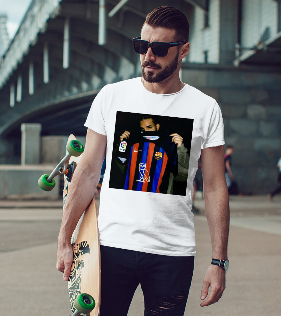 Drake Barcelona La Liga OVO FC Barcelona Jersey T-Shirt