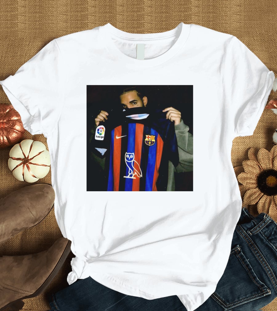 Drake Barcelona La Liga OVO FC Barcelona Jersey T-Shirt