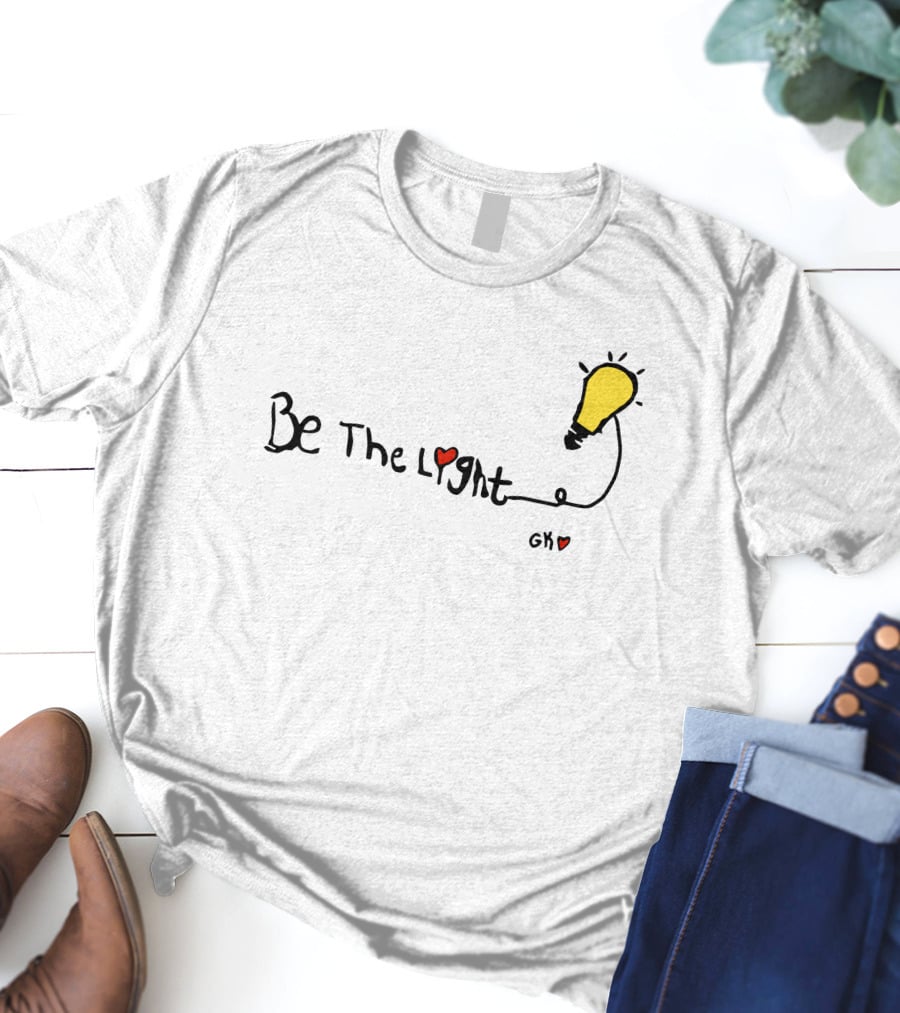 Be The Light Heart Lightbulb GH T-Shirt