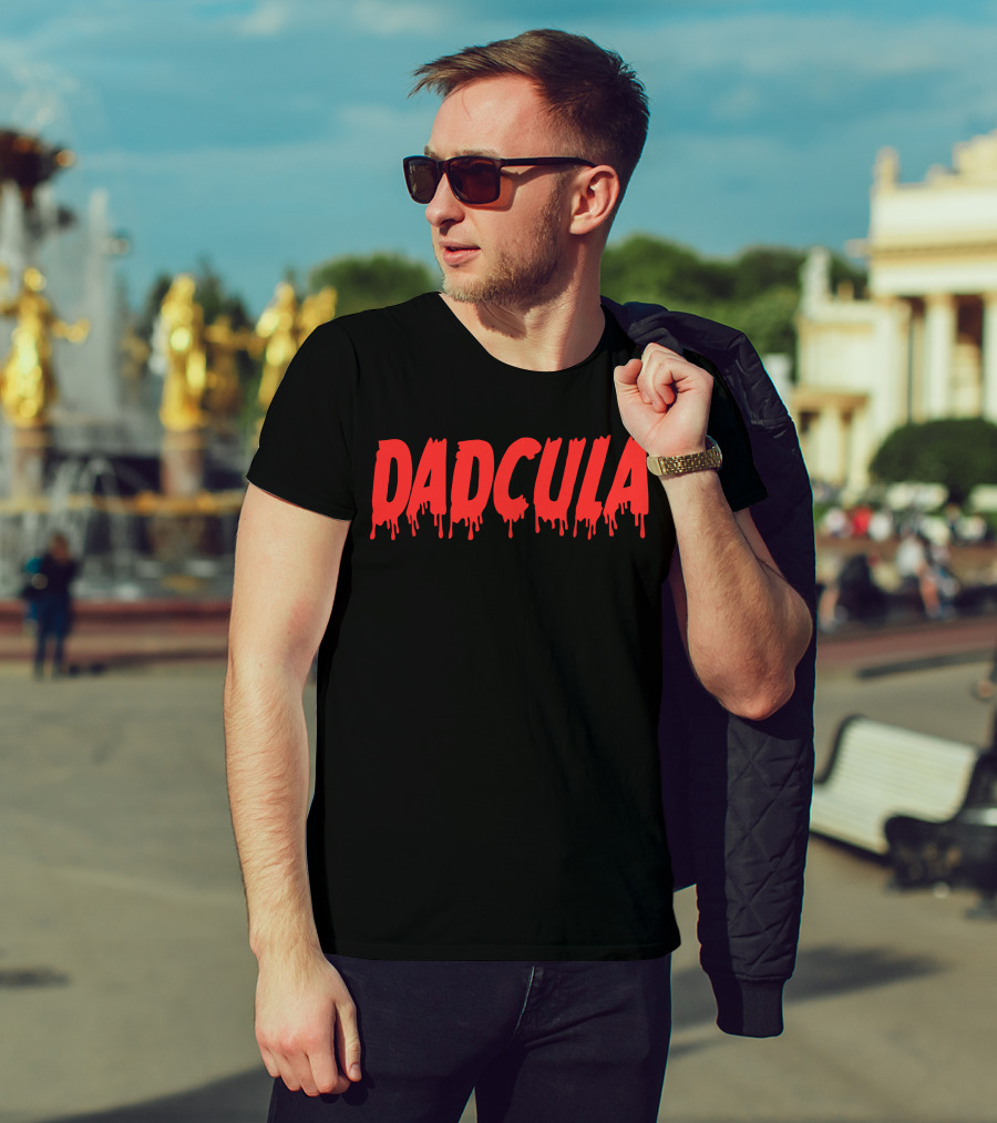 DADCULA Red Spooky Dripping Halloween T-Shirt