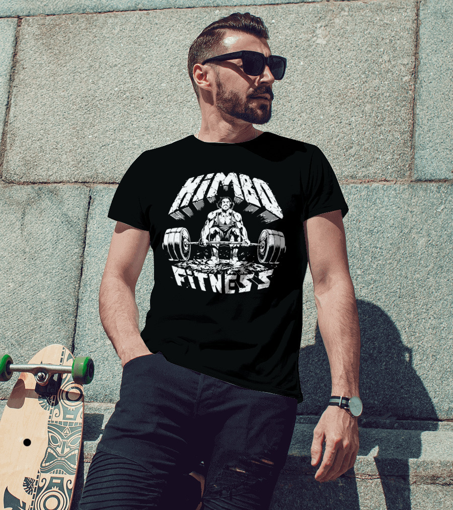 Himbo Fitness Lifting Art Bold Gym Enthusiast T-Shirt