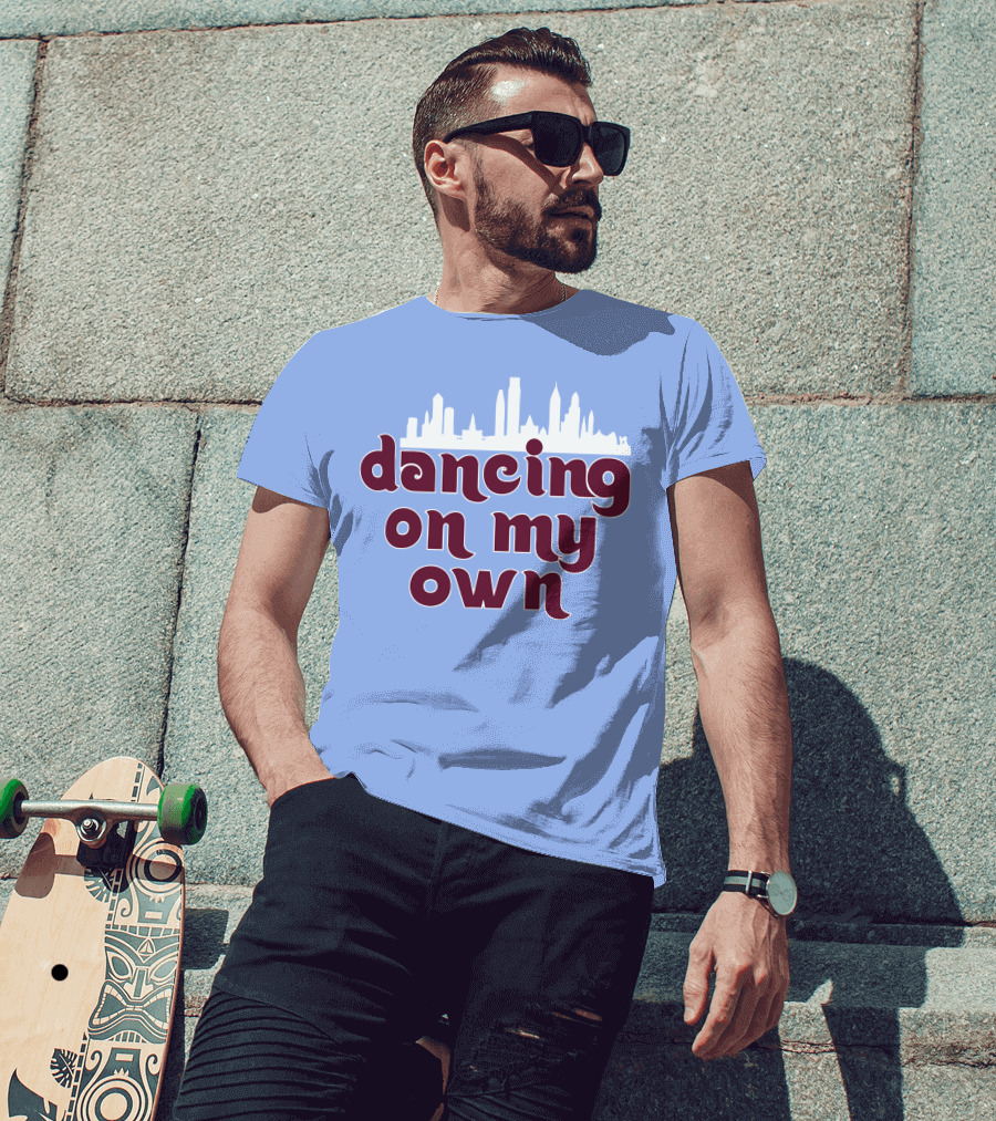 Phillies Dancing On My Own City Skyline T-Shirt