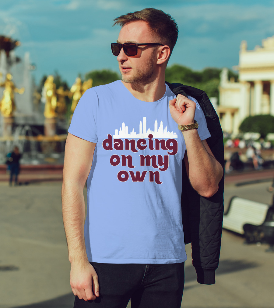 Phillies Dancing On My Own City Skyline T-Shirt