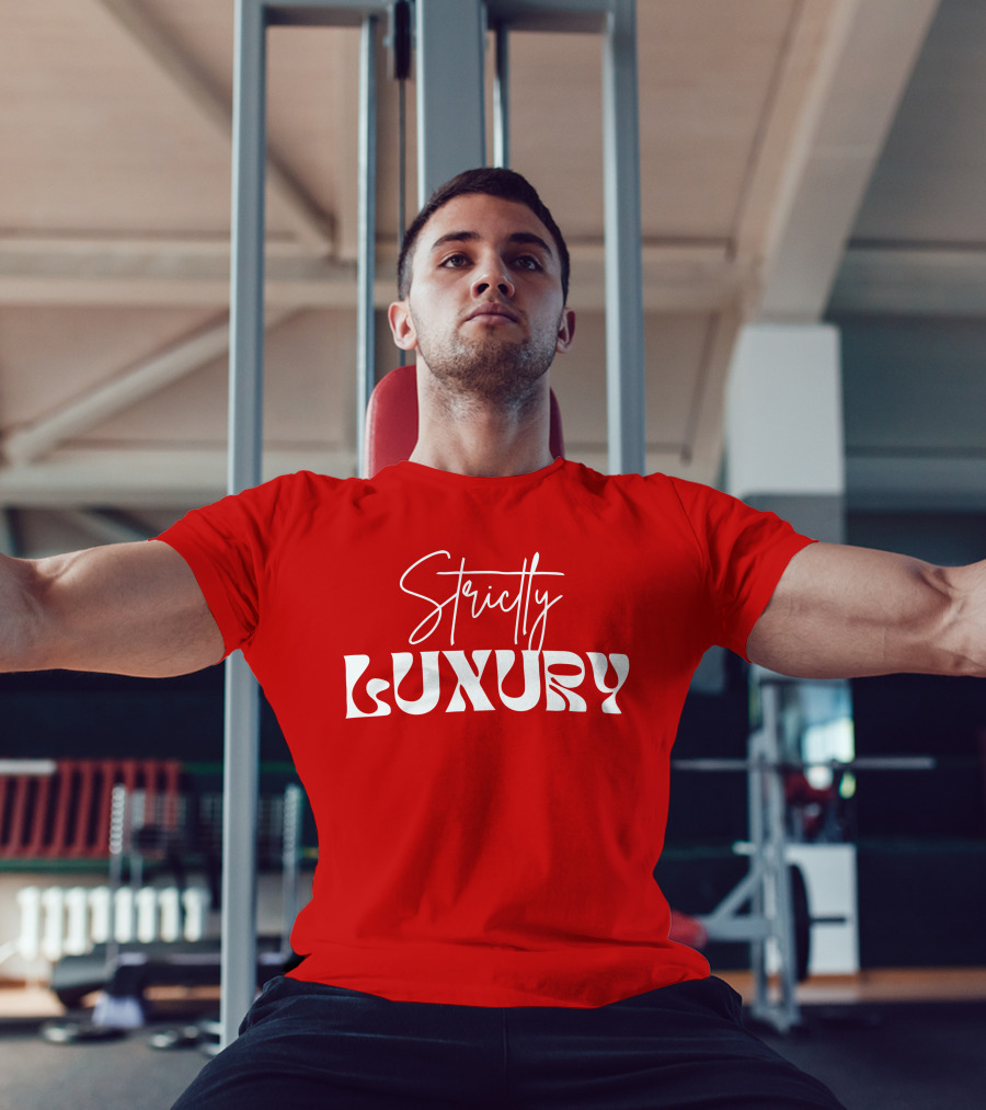 Strictly Luxury Red Cropped T-Shirt