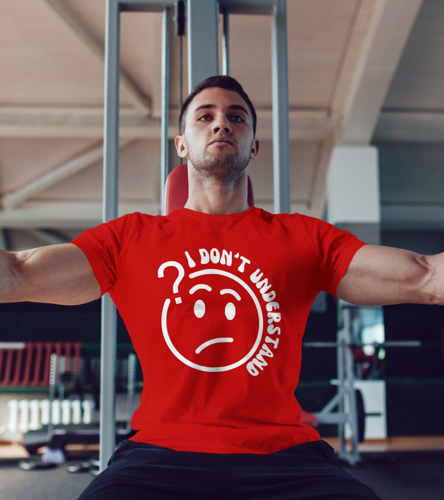 I Don’t Understand Question Mark Face Cropped T-Shirt