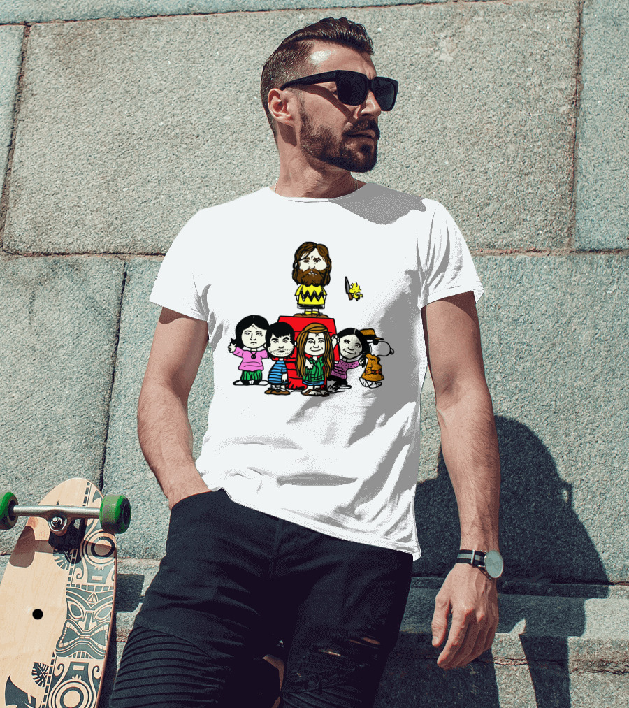 Charlie Manson And Spooky Peanuts T-Shirt