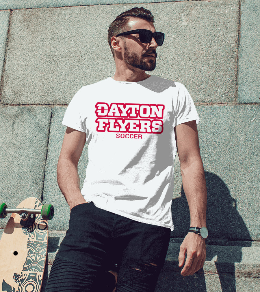Dayton Flyers Soccer Team Spirit T-Shirt