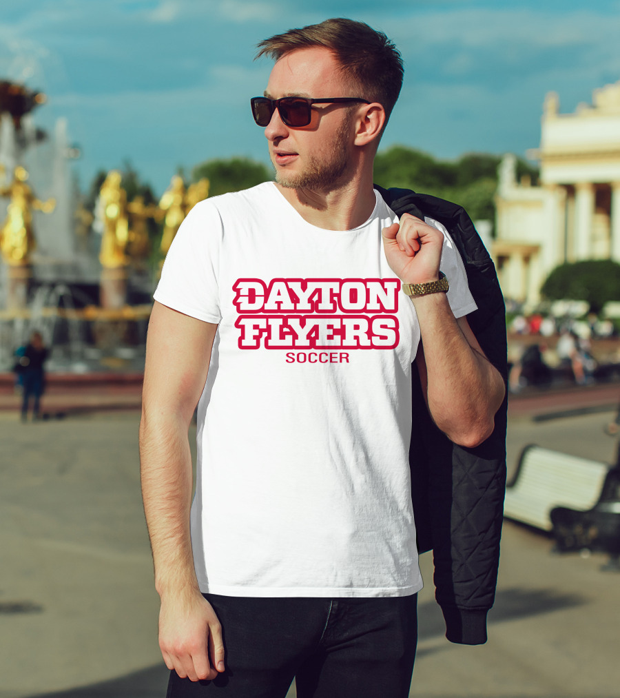 Dayton Flyers Soccer Team Spirit T-Shirt