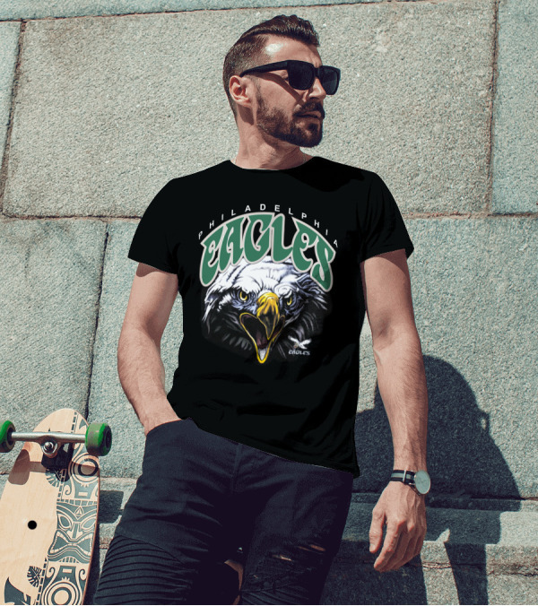 Philadelphia Eagles Eagle Vintage Logo Christmas T-Shirt