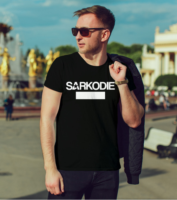 Sarkodie Star Logo Black White T-Shirt