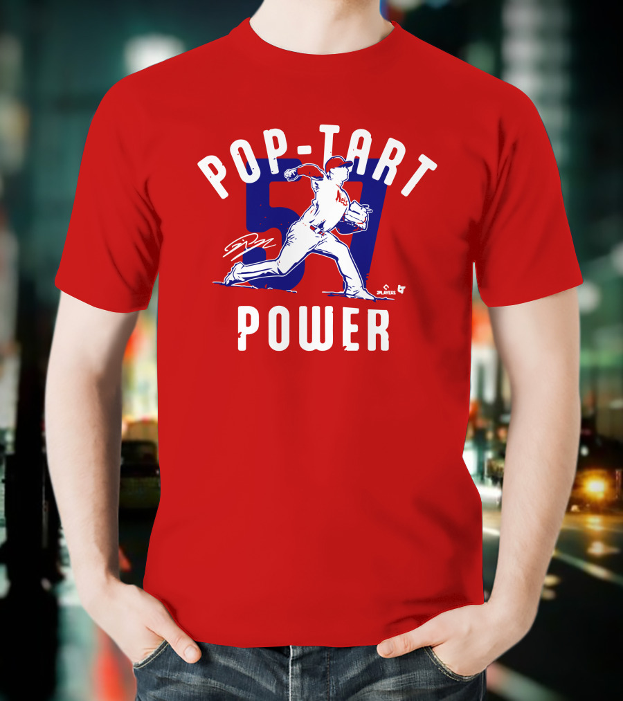 Pop Tart Power 59 Pitcher Players MLB T-Shirt