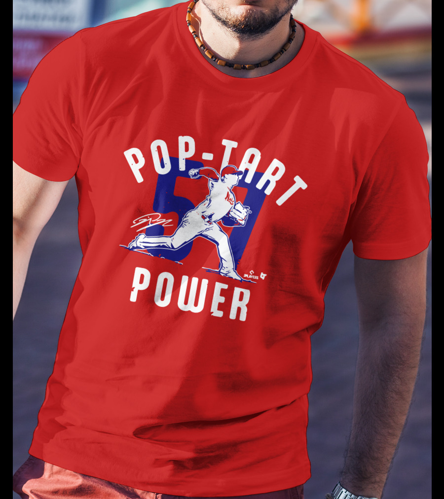 Pop Tart Power 59 Pitcher Players MLB T-Shirt