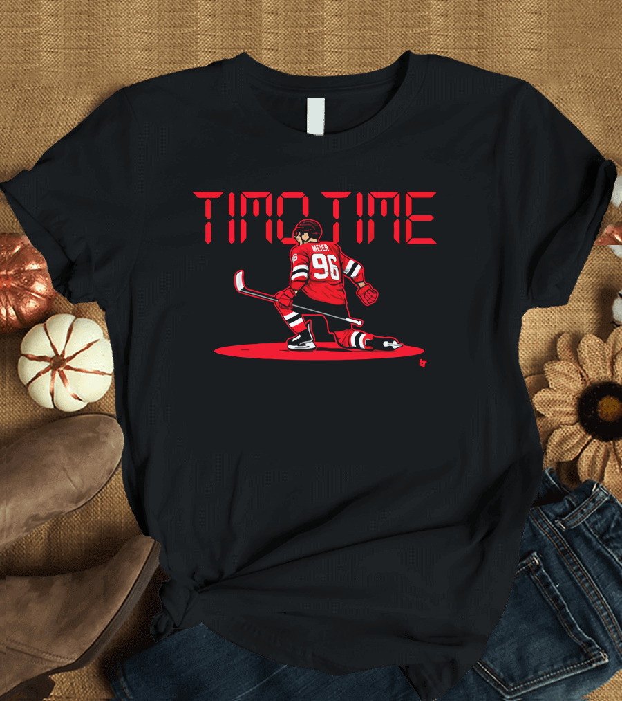 New Jersey Timo Meier 96 Timo Time T-Shirt