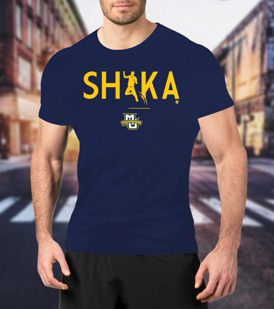 Marquette Basketball Shaka MU T-Shirt