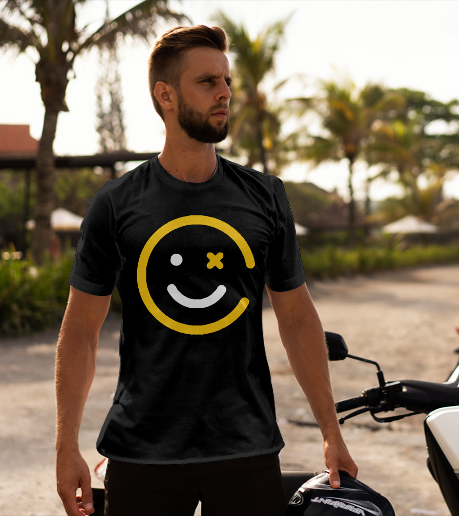 Happy Punch Winking Face Emoji T-Shirt